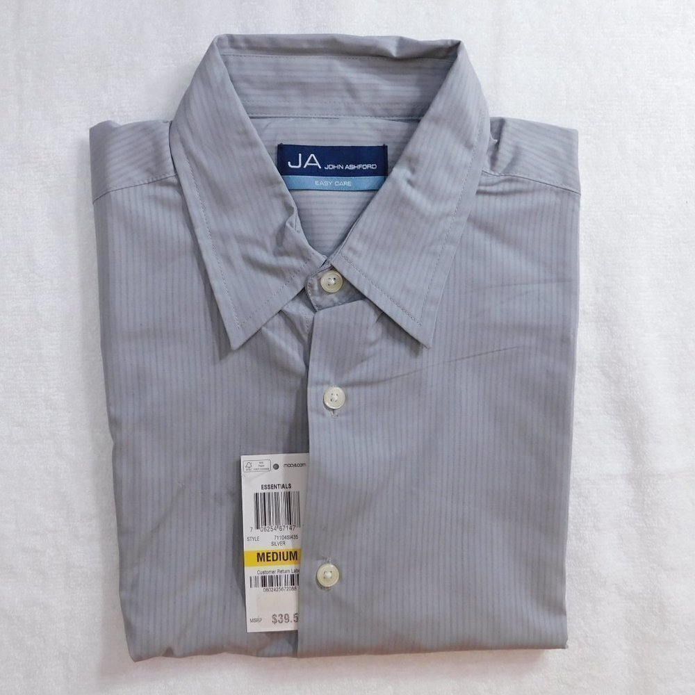 𝅺silver Short Sleeve Shirt - Medium 706254671477